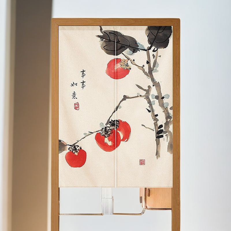 新款棉麻门帘隔断帘卫生间遮挡帘过道玄关卧室半帘新款房间布帘