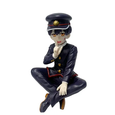 坐姿花面缚手办君子君机箱公仔