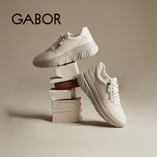Gabor德国嘉步63371休闲鞋  深口厚底休闲鞋系带/拉链