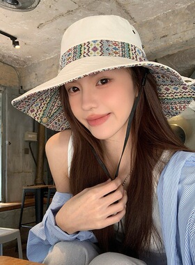 夏季户外两用女式遮阳帽