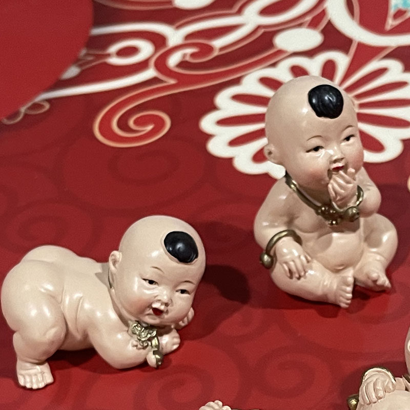 早生贵子摆件送求吉祥福娃