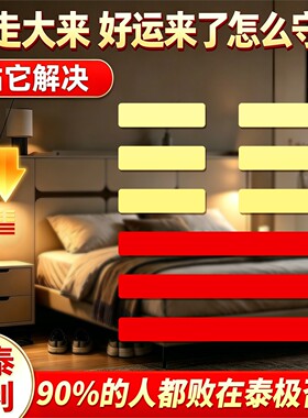 地天泰卦金属贴车个性装饰