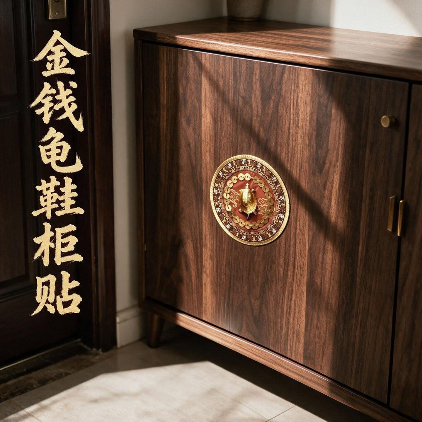 【师傅】开门见鞋柜金钱龟