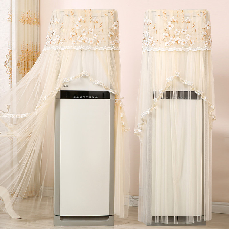 立式空调防尘罩2025新款蕾丝柜机通用柜式方形空调罩柜式套盖布子