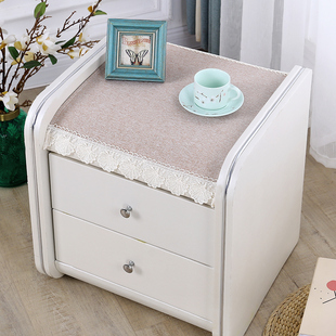 2025新款轻奢高级感床头柜盖布高档保护垫套罩布艺专用垫家用垫子