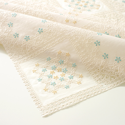 简约现代风蕾丝桌布防油好打理