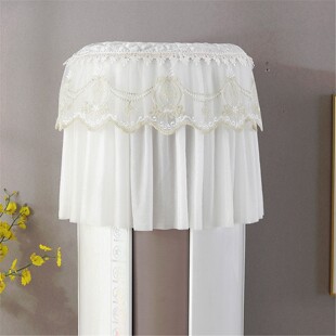 简便空调顶部罩子空调套家用圆形开机不取柜式 圆柱空调防尘罩 立式