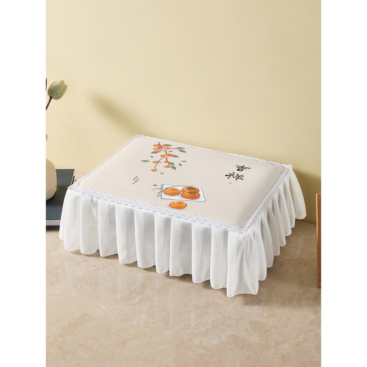 打印机防尘罩音响投影仪荷叶边罩套防尘布爱普生惠普佳能通用罩子