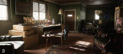 UE4UE5欧式书房卧室探险Modular Interiors and Explorer Props