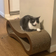 猫咪8字瓦楞纸猫抓板耐磨不掉屑猫窝一体磨爪宠物自嗨解闷玩具