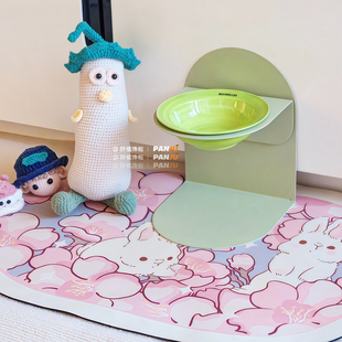 磁吸宠物猫狗陶瓷碗架套装可拆适配BD酷彩AE碗架猫狗粮碗防黑下巴