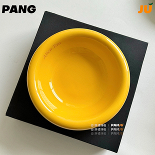 AE宠物陶瓷碗猫碗狗碗食品级陶瓷易清洗多巴胺礼盒装木架碗架组合