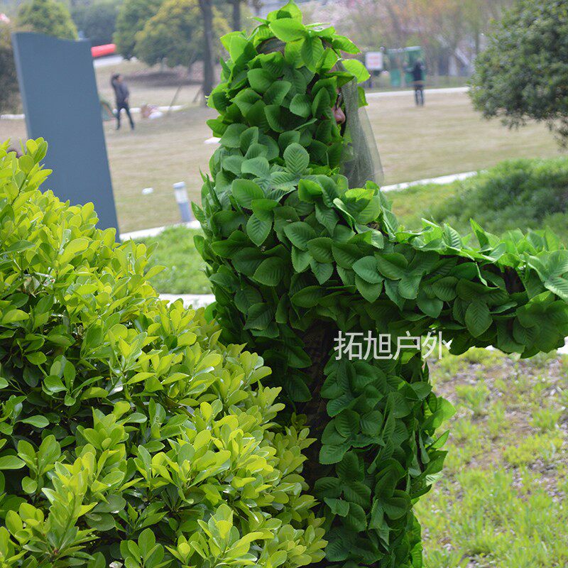 绿色叶状伪装衣吉利服户外3d仿生立体迷彩服训练服真人粘花伪装服