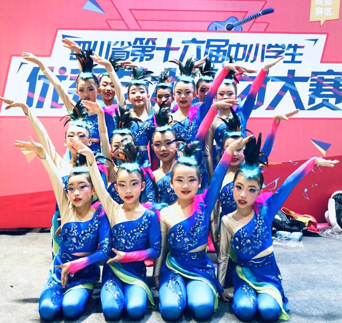 温州市中等幼儿师范学校幼儿舞蹈《荫中鸟语》同款演出服装定做