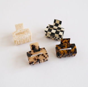 顶楼周锡京同款~复古醋酸鲨鱼夹发抓发饰抓夹盘发后脑勺发卡网红