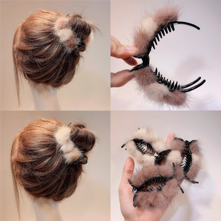 大发夹后脑勺抓夹发包大号韩国优雅气质发抓丸子头夹头发的夹子女