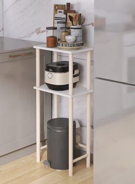 垃圾桶上方置物架厨房夹缝落地架桶装水架子高脚扫地机器人收纳架