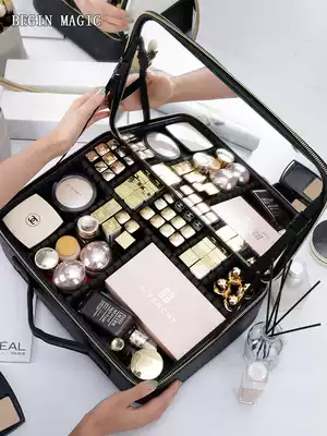 Cosmetic bag with mirror 2021 new super fire professional large capacity portable multifunctional portable female container travel