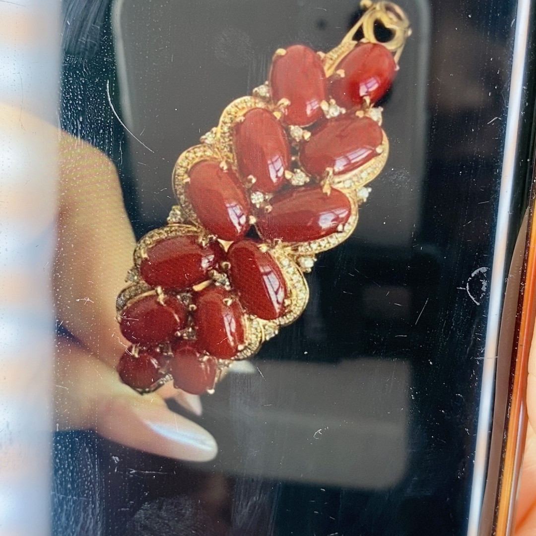 18k牛血手镯
