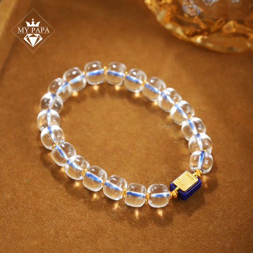 MYPAPA彩宝水晶白水晶青金石
