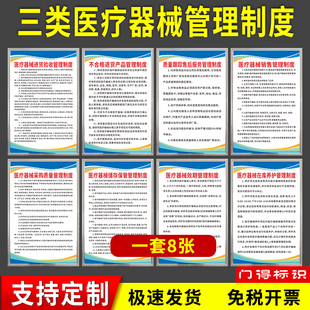 三类医疗器械管理制度牌进货验收检查采购制度医疗器械销售管理制