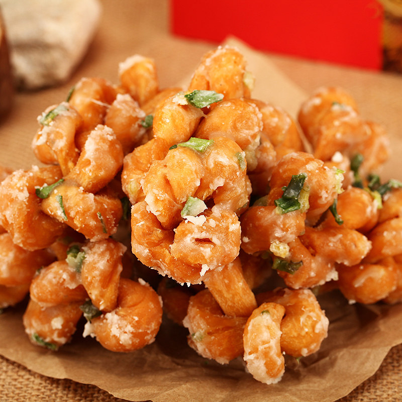 温州特产精品麻花传统纯手工现做酥脆葱香芝麻五仁甜味散装零食