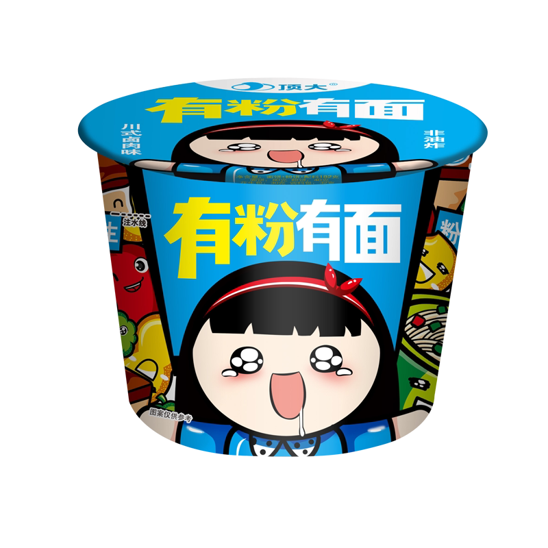 川式皮儿有粉非油炸方便面速食
