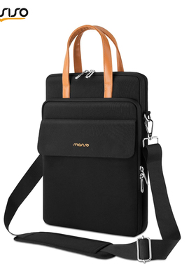 mosiso竖款电脑包14英寸苹果Prom5手提包笔记本包iPad13平板包华为单肩