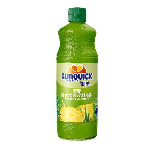 山姆冠必买【包邮】新的菠萝浓缩果汁840ml/700ml 烘焙奶茶店冲饮
