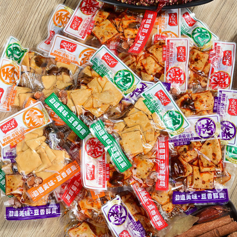 山姆必买重庆麻辣香菇豆干小零食小吃小包装香辣条豆腐干休闲办公