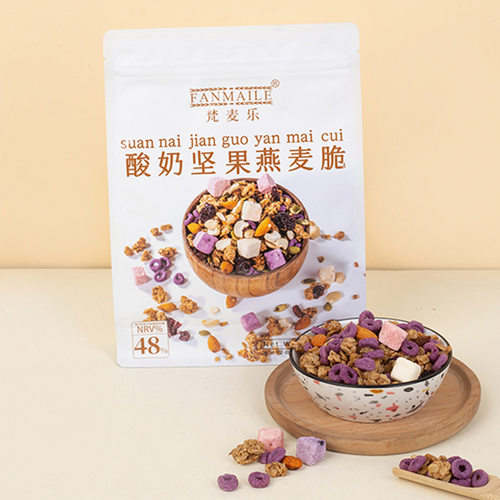山姆必买酸奶坚果燕麦脆干吃即食营养早餐燕麦片饱腹代餐免煮速食