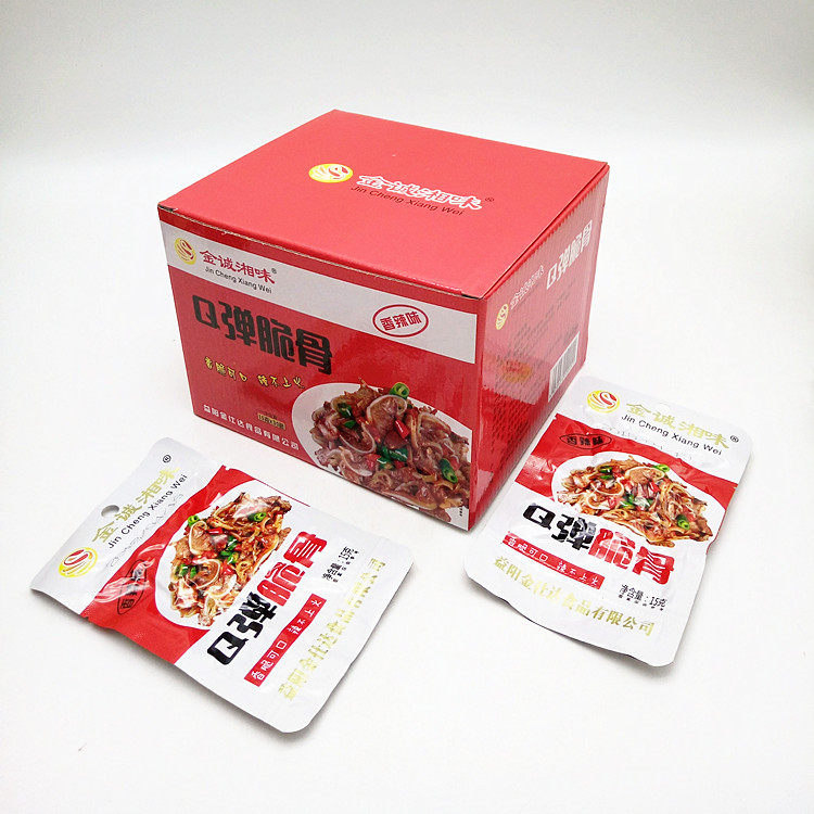 山姆冠必买金诚湘味Q弹脆骨 财神湘味脆骨 香辣绝辣零食小吃下酒