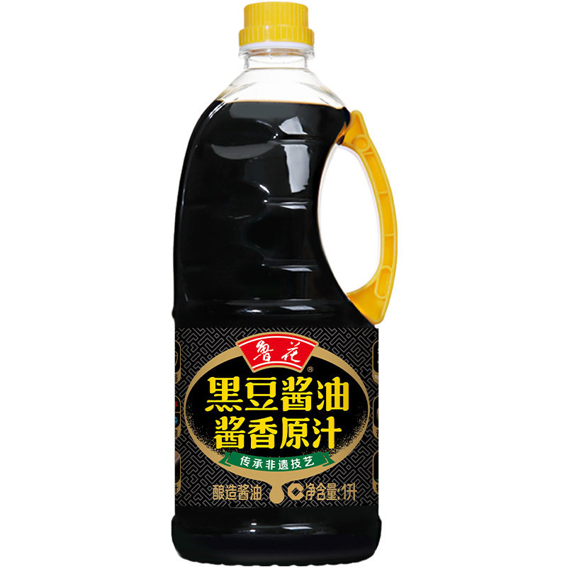 山姆冠必买鲁花黑豆酱油酱香原汁1L*1   特级生抽