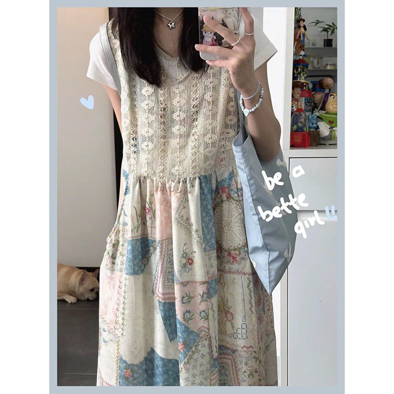 2024夏季法式茶歇显瘦遮肉两件套