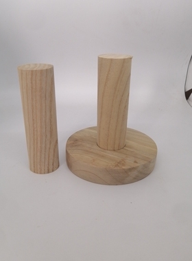 木蒂大漆木胎手持木棒漆器漆艺漆画螺钿材料金缮手工萌绘DIY工具