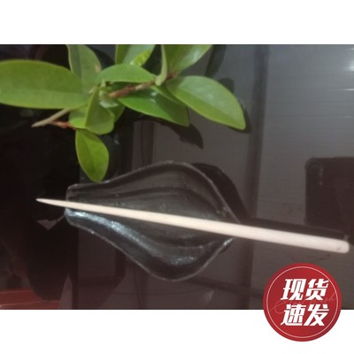 木胎大漆实木茶针茶博复古发簪漆艺漆画螺钿材料微瑕DIY学生新品