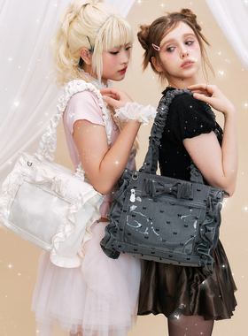 LOLAの痛包町木耳边大食量单肩痛小型日常漫展单肩社畜痛包托特包