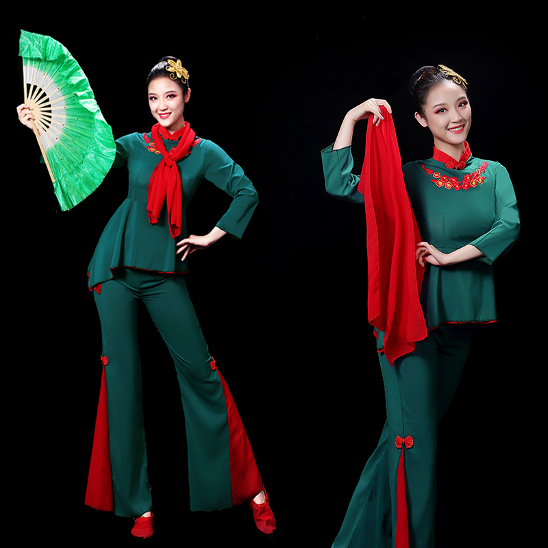 广场舞服装新款套装映山