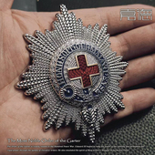 复制大英英国英格兰爱德华三世圆桌骑士团嘉德勋章星芒