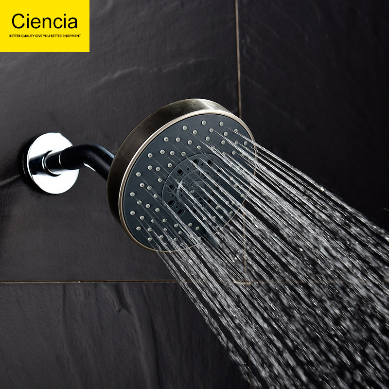 ABS塑料4分口小喷头浴室淋浴花洒喷头多功能式出水顶喷增压莲蓬头