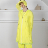 抽绳束口连帽外套 明星同款 防晒衣遮阳罩衫 HOII后益长版 透气夏季