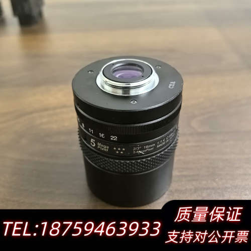 OPTART 工业C口镜头16mm 1:1.4 2/3