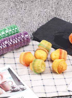 防油小号6cm印花耐高温纸杯48连模具2.5cm底迷你拇指饼干蛋糕纸托