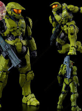 光环HALO士官长可动手办约翰117斯巴达战士MK6机甲游戏模型摆件