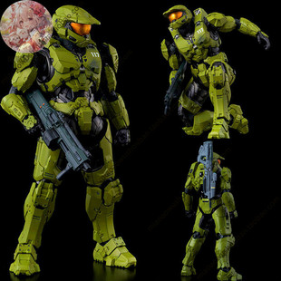 光环HALO士官长可动手办约翰117斯巴达战士MK6机甲游戏模型摆件