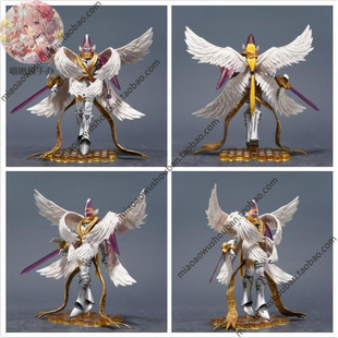 数码宝贝周边雕像暴龙巨浪神圣天使兽GK完全体手办二次元桌面摆件