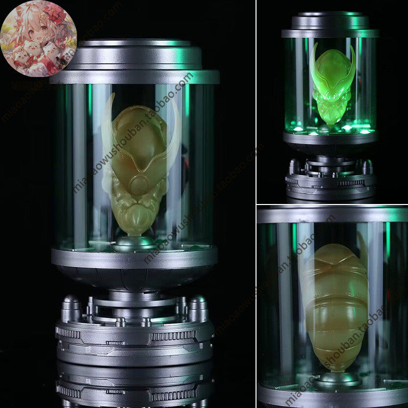 七龙珠沙鲁幼虫培养罐手办人造人可发光gk动漫二次元模型桌面摆件