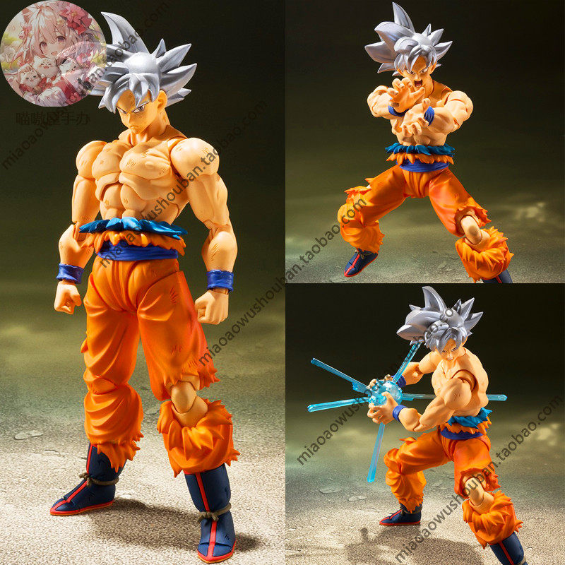 超级赛亚人 自在极意功 银发白发 孙悟空 模型 关节可动 盒装手办