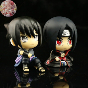 火影忍者MH漩涡鸣人卡卡西佐助鼬lookup系列Q版坐姿手办模型摆件