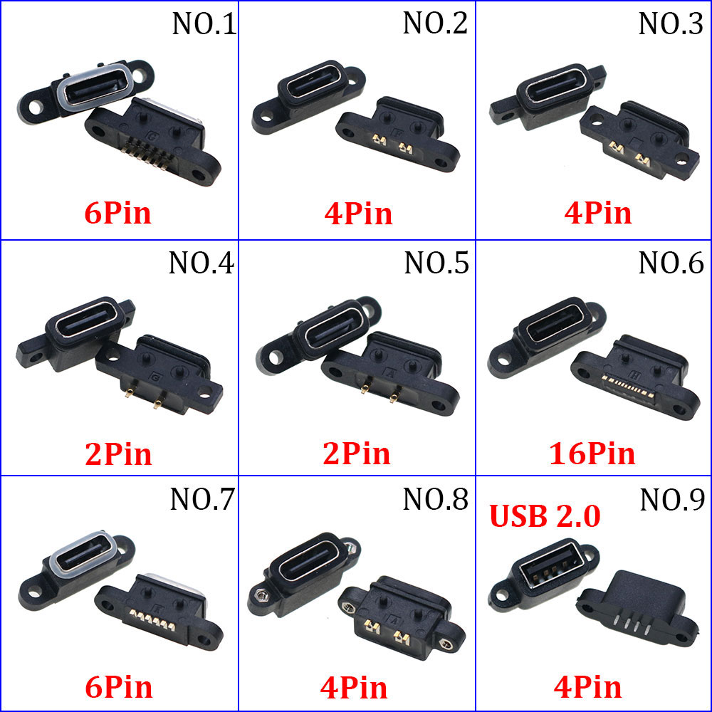 防水连接器Type-C用于DIYPCB